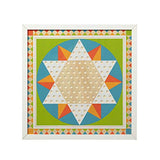 Melissa & Doug Double-Sided Wooden Solitaire & Chinese Checkers Board Game