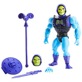 Masters of the Universe Origins Deluxe Skeletor Action Figure, 5.5-in Battle Character for Storytelling Play and Display, Gift for 6 to 10-Year-Olds and Adult Collectors
