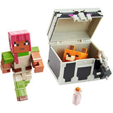 Minecraft Dungeons Battle Chest with Figure, Weapon and Accessories, Action & Adventure Toy Based on Video Game, For Storytelling Play and Display, Gift for 6 Years Old and Up