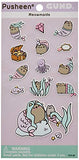 Enesco Pusheen Mermaid Mug bundle with Mermaid Tray and Meowmaid Stickers