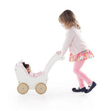 Guidecraft White Doll Buggy - Fits 18" American Girl Dolls G98124