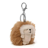 Gund, Ganley Natural Poofs Plush Hedgehog Keychain