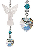 Woodstock Chimes BADE Rainbow Makers Crystal Suncatcher, Birthstone Angel - December