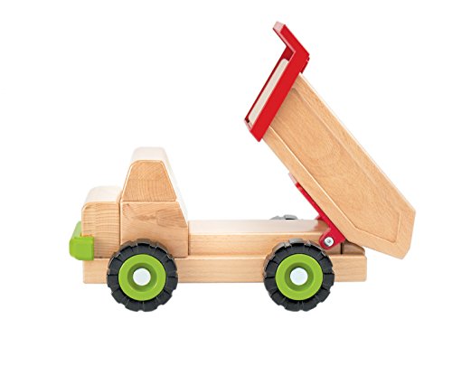 Guidecraft Block Science  Big Dump Truck: Kids Learning and Educational Wooden Toy, Teaches Levers