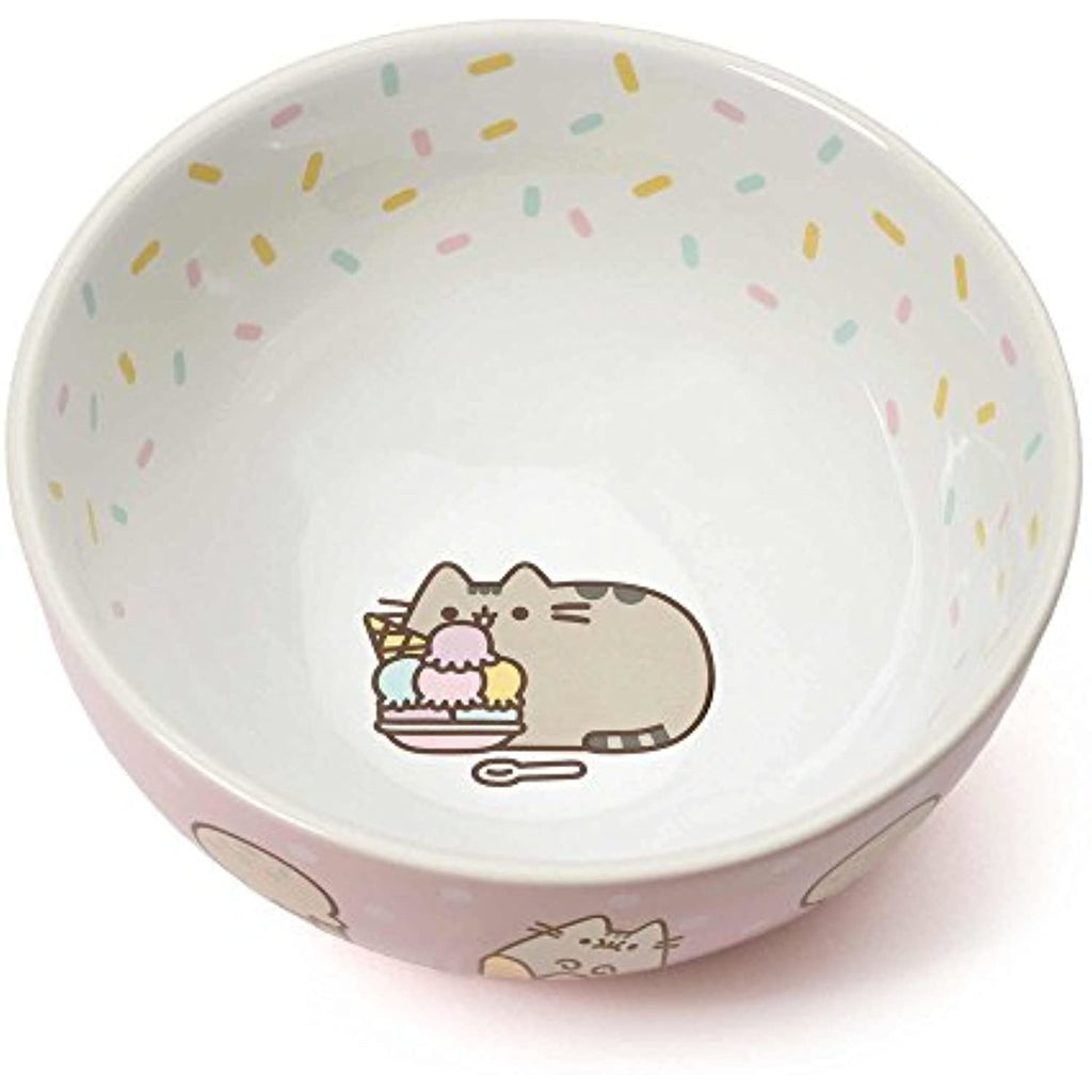 Pusheen Our Name is Mud Ice Cream Bowl and Ice Cream Cone Ornament Bundle