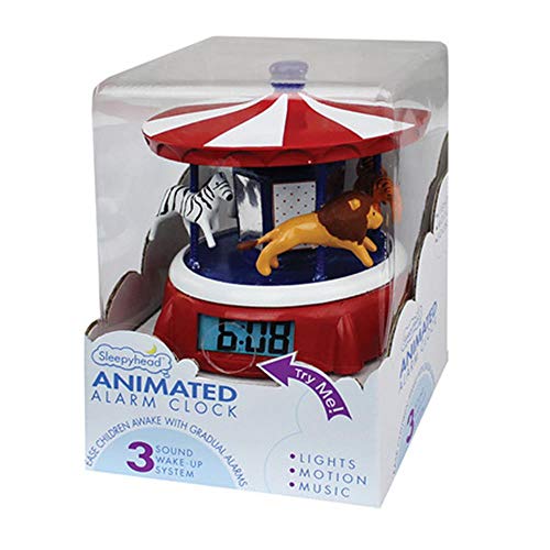 Sleepyhead Animated Alarm Clock - Carousel Medley