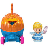 Bundle of 2 |Fisher-Price Little People Disney Princess, Parade Floats (Cinderella & Pals + Belle & Chip)