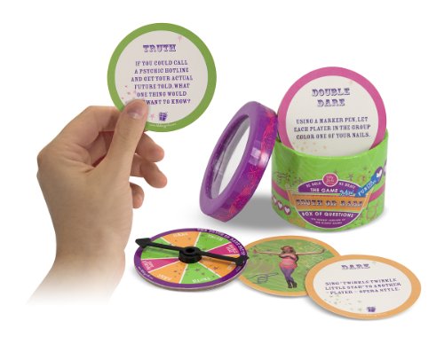 Melissa & Doug Truth or Dare Box of Questions Game (Mini) - 42 Conversation Starters on Cards