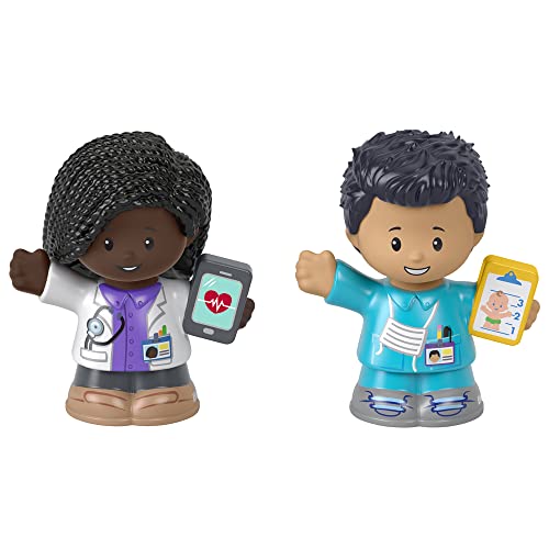 Toy Figure Pack ~ Story Starter Figure Set - HBW65 ~ Doctor and Nurse Figures