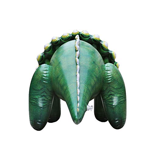 Jet Creations 43 inch Triceratops Inflatable Air Stuffed Plush Dinosaur, Durable Self Standing, one of the best toys, party decorations and favors for kids and adults, 6 years and up, DI-TRI4