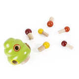 Guidecraft Sorting Tree - 6 Piece of Colorful Screws, Kid's Wooden Shape-Matching, Early Development Toy for Toddlers