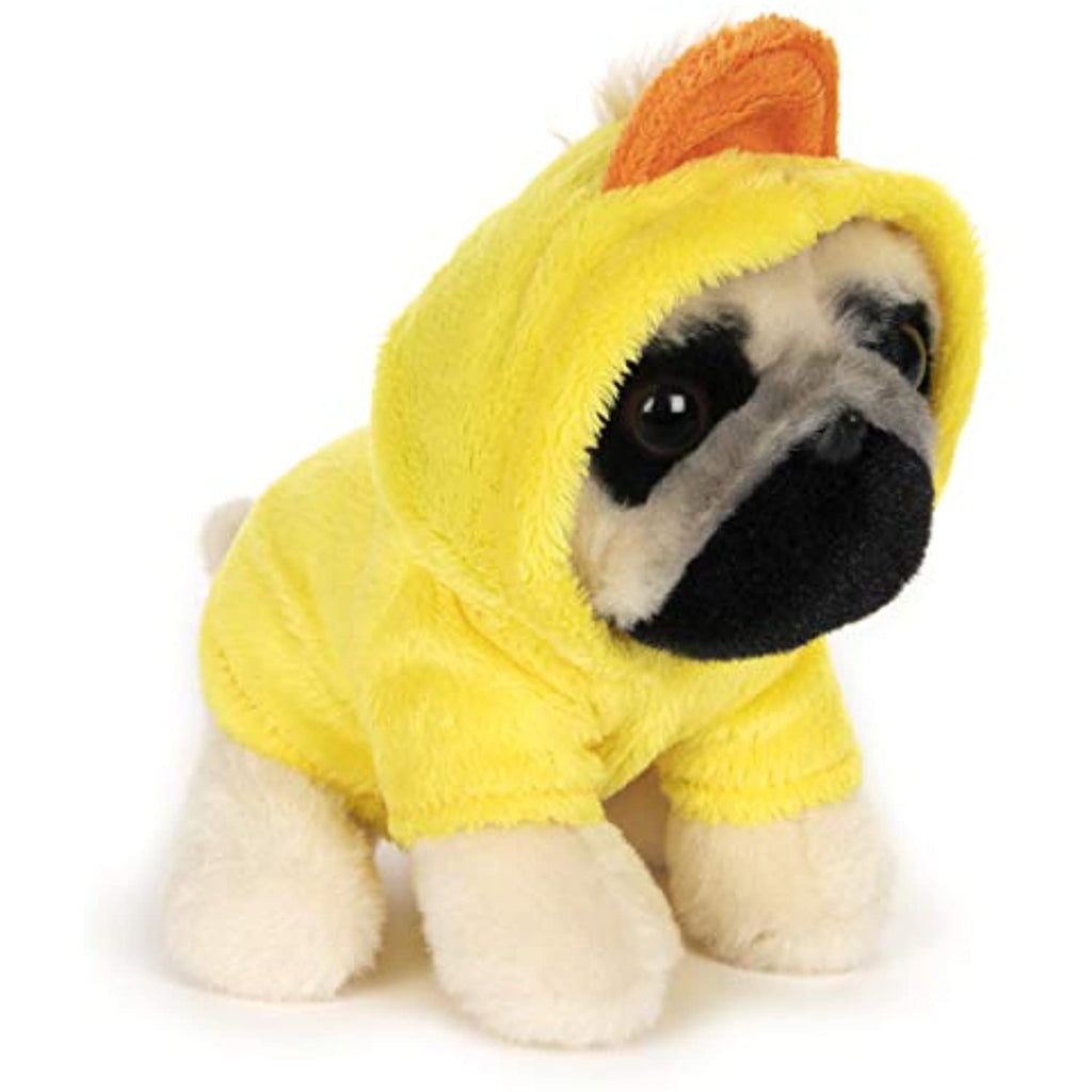 GUND Doug The Pug Duck Hoodie Plush Stuffed Animal Dog, 5"