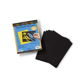 Melissa & Doug Scratch Art Clear-Scratch Film Sheets - 30 Black-Coated Sheets