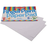 Melissa & Doug Finger Paint Paper Pad (12 x 18 inches) - 50 Sheets, 2-Pack