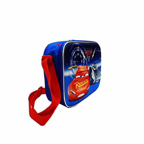 Disney Pixar Cars 3 Deluxe Lunchbox 3D Insulated Lunch Bag Lightning McQueen Jackson Storm