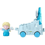 Bundle of 2 |Fisher-Price Little People Disney Princess, Parade Floats (Anna Frozen 2 + Elsa Frozen 2)