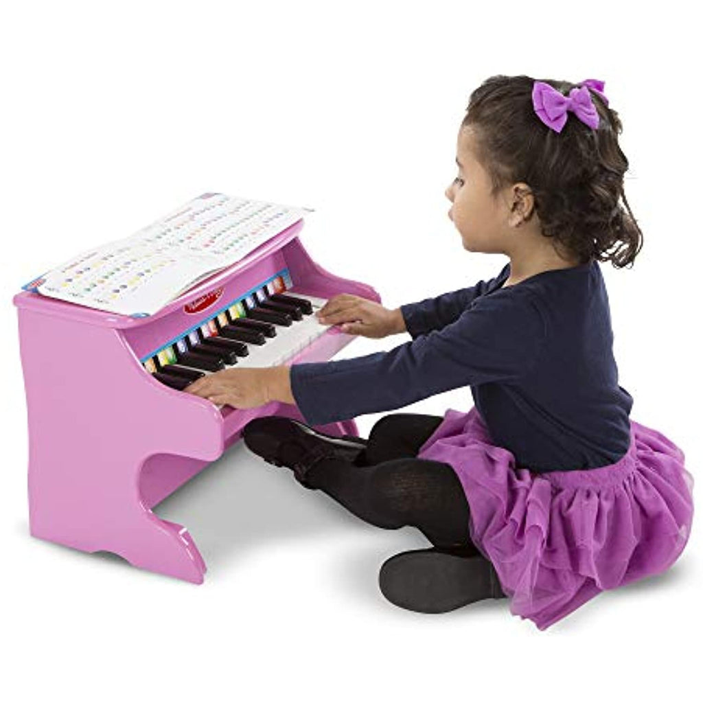 Melissa & Doug Learn-to-Play Piano, Blue & Pink Piano