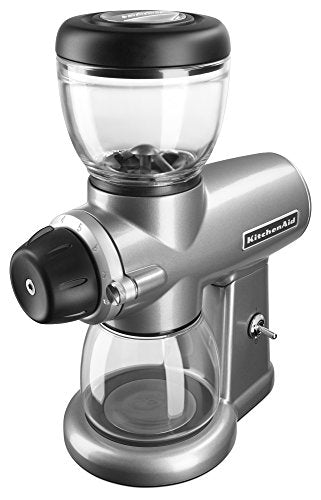 KitchenAid KCG0702CS Burr Coffee Grinder, Contour Silver