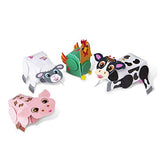 Melissa & Doug Snap It! Barnyard Farm Animals Beginner Craft Kit  Pig, Sheep, Cow, Chicken
