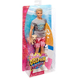 Barbie Dolphin Magic Ken Doll Puppy and Surfboard