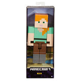 Mattel FLC72 Minecraft Alex Action Figure Large Scale, 8.5"