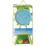 Melissa & Doug Dilly Dally Racquet & Ball Set: Sunny Patch Outdoor Play Series + Free Scratch Art Mini-Pad Bundle [66891]