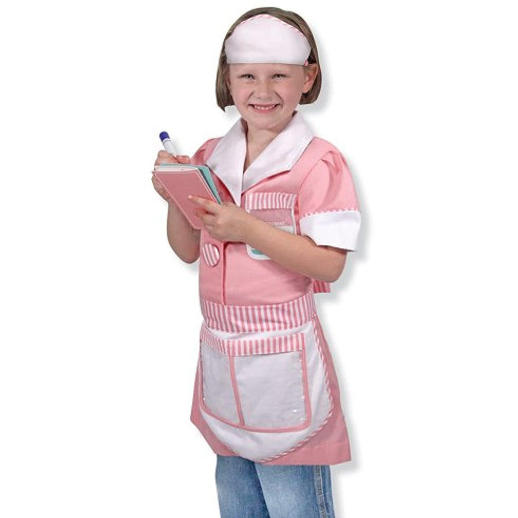 Melissa & Doug Waitress: Role Play Costume Scratch Art Mini-Pad Bundle [47876]