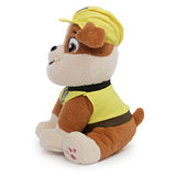 GUND Paw Patrol Rubble in Uniform Plush Stuffed Animal Dog, Yellow, 9"