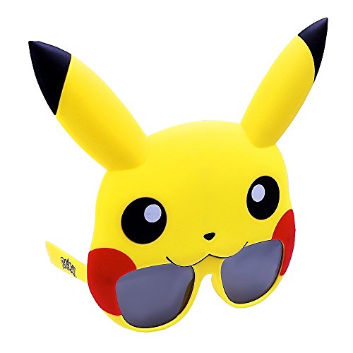Sun-Staches Licensed Pokemon Pikachu Shades Costume Party Sunglasses UV400