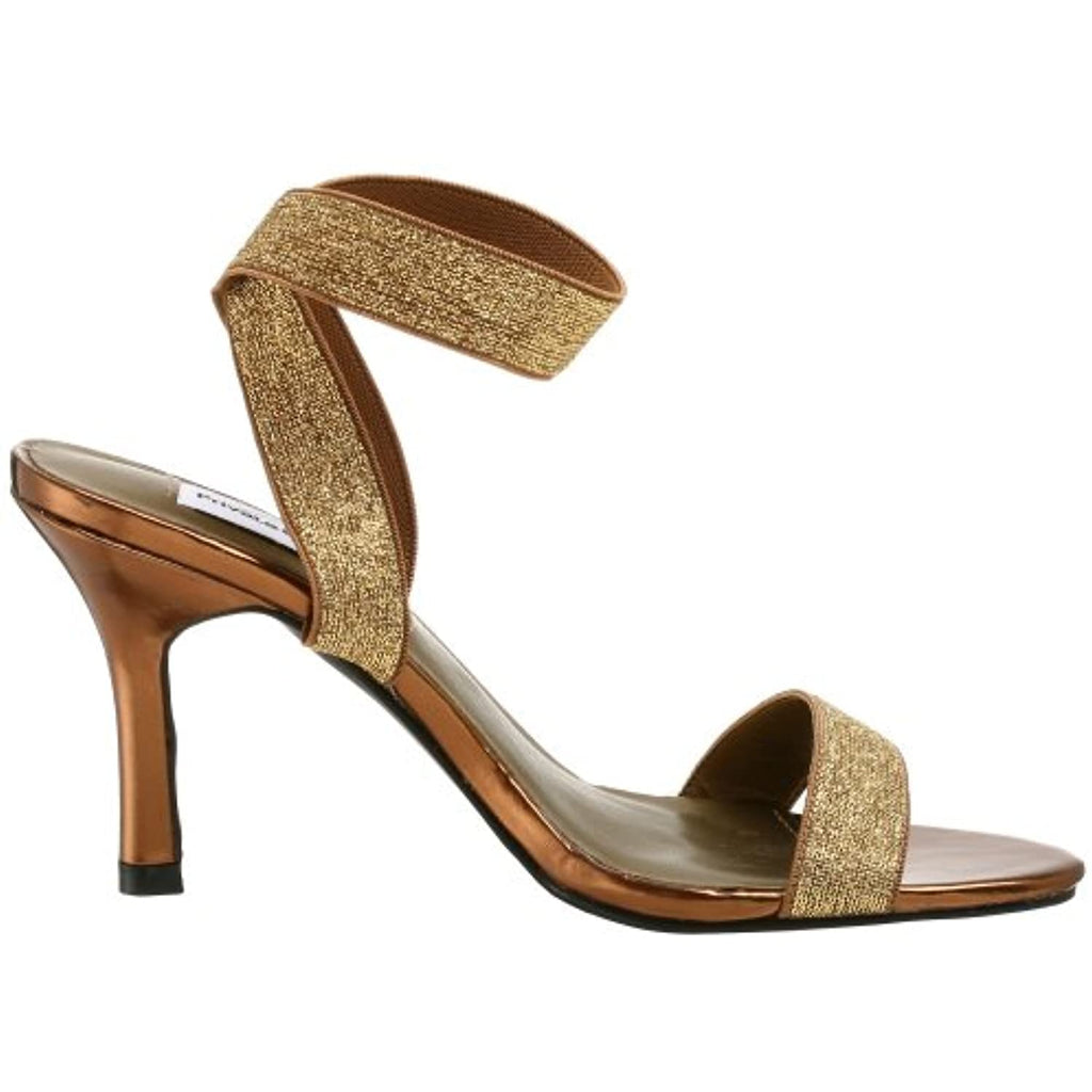 Dyeables Women's Bestbet Sandal,Silver,7.5 M