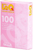LaQ Pink Puzzle Bits- 100 Free Style Pieces! Fun! -Affordable Gift for Your Little One! Item #DLAQ-000460