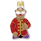 Melissa & Doug King Puppet With Detachable Wooden Rod for Animated Gestures