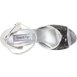 Touch Ups Women's Debbie Ankle-Strap Sandal,Silver Sequins,10.5 M US