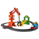 Thomas & Friends Trackmaster, Cassia Crane & Cargo Set, Motorized Toy Train Engines for Preschool Kids Ages 3 Years and Older