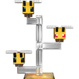 Minecraft Craft-A-Block Assortment Figures, Authentic Pixelated Video-Game Characters, Action Toy to Create, Explore and Survive, Collectible Gift for Fans Age 6 Years and Older