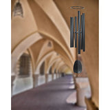 Woodstock Chimes WWKB Windsinger Chimes of King David, 88 in, Black