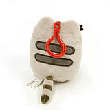 GUND Pusheen Snackable Chips Cat Plush Stuffed Animal Backpack Clip, Gray, 5"