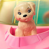 Barbie Boat with Puppy and Themed Accessories, Fits 3 Dolls, Floats in Water, Great Gift for 3 to 7 Year Olds (GRG29)