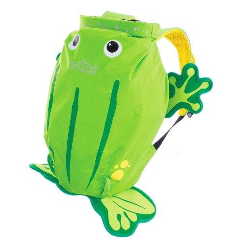 Trunki PaddlePak Backpack - Water Resistent Kids Backpack (Ribbit), Green