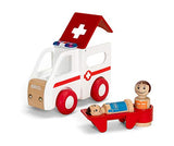 Brio World - 30381 My Home Town Light & Sound Ambulance | 4Piece Toy for Kids Ages 18 Months & Up, 63038100
