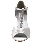 Dyeables Women's Makayla Sandal, Silver, 5.5 M US