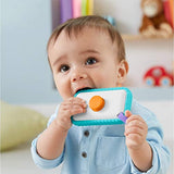 Fisher-Price #Selfie Fun Phone, Baby Rattle, Mirror and Teething Toy, Multi-Colored, 10"