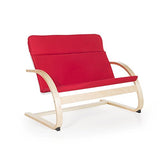 Guidecraft Nordic, Red Couch for Kids - Furniture