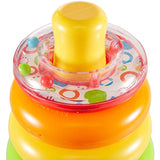 Fisher-Price Rock-a-Stack, Bat-at Ring-Stacking Toy for Infants Ages 6 Months and Older
