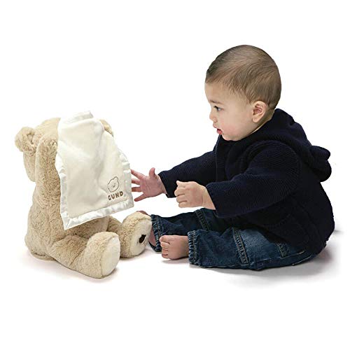 GUND Peek-A-Boo Teddy Bear Animated Stuffed Animal Plush, 11.5"
