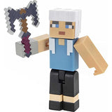 Minecraft Greta 3.25-in Collectible Battle Figure and Accessories, Based on Video Game, Imaginative Story Play Gift for Boys and Girls Age 6 and Older
