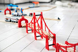 BRIO World - 33683 Double Suspension Bridge | 5 Piece Toy Train Accessory for Kids Age 3 and Up