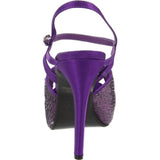 Touch Ups Women's Bev Platform Pump,Purple Sequins,8 M US
