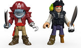 Fisher-Price Imaginext Shark Bite Pirate Ship, Roll from one swashbuckling adventure to the next with this pirate ship playset featuring shark biting action!