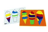 Lauri Crepe Rubber Puzzles - Ice Cream